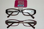 Women Foster Grant Pr Savannah Reading Glass Tortoise Decorative Stem +2.00 20. Fixed Price $19.98.