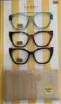 Nicole Miller Premium Quality Set Of 3 Reading Glasses Case +2.00 Nwt. Fixed Price $24.99.