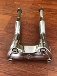 Harley Davidson Oem Bar And Shield Logo Chrome 4" Risers. Fixed Price $79.99.