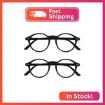Opulize Rey Reading Glasses For Women Men, Retro Round Frame With Spring Hinges,. Fixed Price $16.94.