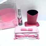 Upright Eyeglasses Storage Case Organizer For Desk Shop W/ Readers +1.00 Set. Fixed Price $12.99.