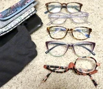 Lot Pairs Women's Reader Eyeglasses +2.50 Strength Lulu Guinness, Foster Grant. Fixed Price $14.99.