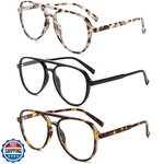 Dxyxyo 3 Pack Retro Aviator Reading Glasses For Women 2.0, Mens Classic Light. Fixed Price $20.00.