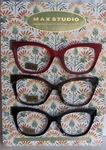 Max Studio 3-PACK Premium Quality Reading Glasses Oversized Frame Readers New. Fixed Price $29.74.