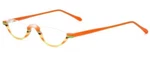 Johann Von Goisern Oval Designer Reading Glasses Crystal Orange Yellow Stripe 45. Fixed Price $219.95.