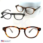 +100 400 Reading Glasses Round Vintage Retro Readers Key Hole Frame Spring Hinge. Fixed Price $13.99.