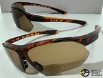 Sporty Wrap Around Bifocal Reading Sun Glasses Readers Brown Frame For Men +1.50. Fixed Price $13.94.