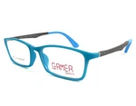 Gamer Specs Kids Eyeglasses Frames Joy Stick Blue/grey Rectangle 45-16-125. Fixed Price $29.09.