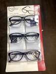 Design Optics By Foster Grant Fern Women Full Rim 3PK +3.00 (open Box). Fixed Price $20.39.