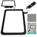 Large Magnifying Glass With 48 Led Light Dimmable 5X Reading Foldable Magnifier. Fixed Price $14.99.