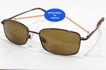 Bifocal Reading Sunglasses With Spring Hinges Power +3.00 Brown Frame. Fixed Price $15.99.