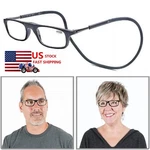 Hanging Folding Magnetic Reading Eyeglasses Front Click Connect Neck Usa. Fixed Price $9.18.
