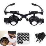 Magnifying Glasses With Led Piece Set, 2.5X/4X/6X/8X/10X/15X/20X/25X. Fixed Price $27.99.