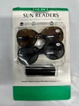 Readers-bifocal Sunglasses Uv 400 +2.50 Tortoise & Black Open Box. Fixed Price $13.02.
