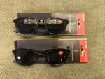 Ellen Degeneres Readers +2.50 Sunglasses Black Frames (2 Pairs) Free Shipping. Fixed Price $24.99.