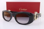 Brand New Cartier Sunglasses Ct 0472/S-001 Black/grey For Women. Fixed Price $657.25.