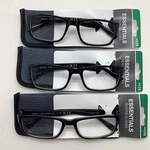 "3 Pair" R210 Foster Grant Dan Blk + 1.75 Essentials Readers Reading Glasses. Fixed Price $17.78.