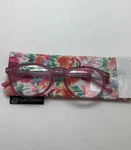 Foster Grant Melissa Womens Purple Oval Flower Reading Glasses. Fixed Price $14.99.