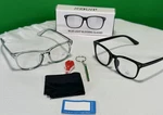 Nzknp Blue Light Blocking Glasses Set 2 Pair Black Clear Frames New. Fixed Price $13.00.