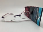 Foster Grant Daniella Purple +2.00 Women Rimless Reading Glasses Readers. Fixed Price $9.95.