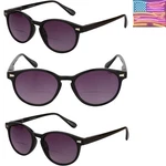 3 Pack 'the Brilliance' Round Frame Unisex Bifocal Reader Sunglasses With Max.... Fixed Price $44.89.