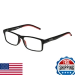 Foster Grant Ironman Men's Endeavor Square Reading Glasses, Black, 1.75X. Fixed Price $58.06.