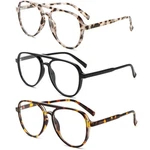 Dxyxyo 3 Pack Retro Aviator Reading Glasses For Women 2.0, Mens Classic Light.... Fixed Price $14.60.