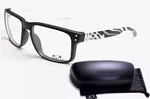 Oakley Holbrook Rx OX8156-1556 Satin Black Zebra Print Square Eyeglass Frames. Fixed Price $139.95.