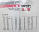 Nos Diesel FP-PGE0101 Complete Overhaul Kit Caterpillar 3406. Fixed Price $450.00.
