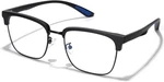 Zanylen Blue Light Glasses Men Rectangle Large Browline Computer Gaming. Fixed Price $25.99.