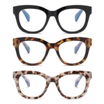 Zxyoo 3 Pack Oversized Blue Light Blocking Reading Glasses For Women, Retro S.... Fixed Price $25.82.