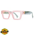 Bullabulling Square Blue Light Blocking Reading Glasses Women L05. Fixed Price $27.99.