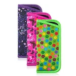 3 Pack Reading Glasses Pouch - Soft Small Multi (flower 1 2, Butterfly). Fixed Price $16.18.