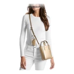 Michael Kors Vincent Metallic Pale Gold Extra-small Crossbody Bag With Card Case. Fixed Price $58.00.