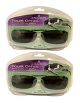 2 Optics 56 Rec Black Polarized Frameless Clip On Sunglasses W. Case. Fixed Price $12.99.