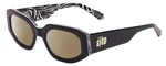 Sito Shades Juicy Women Polarized Sunglasses Black White Zebra Print Safari 53MM. Fixed Price $119.99.