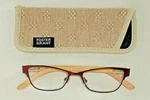 Foster Grant Women's Cranberry Metal Reading Glasses Bamboo Stems +1.50 #001. Fixed Price $12.99.