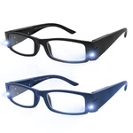 Yogo Vision Reading Glasses With Bright Led Lighted Magnifier Nightime. Fixed Price $12.99.