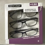 Design Optics #666 Classic Rectangle Reading Glasses 3-PACK +1.50. Fixed Price $10.99.