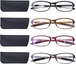 Doovic 4 Pack Computer Reading Glasses Blue Light Blocking Anti Eyestrain Flexib. Fixed Price $34.82.