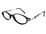 Brighton Eyeglasses Frames Alcott Readers SG-703 Black Oval Full Rim 45-19-145. Fixed Price $35.69.