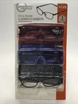 Design Optics By Foster Grant Full Frame Ladies FASHION+1.25 (3 Pk) With Cases. Fixed Price $28.98.