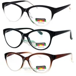 SA106 Cat Eye Multi 3 Focus Progressive Reading Glasses. Fixed Price $15.99.