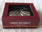Corinne Mccormack 2PR Folding Micro-reader +2.0 Silver/black Frameless $48. Fixed Price $19.99.