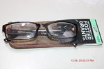 Foster Grant Brandon Black Men Readers Rectangle Reading Glasses +1.25 +2.75. Fixed Price $11.20.