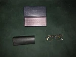 Prada Eyeglasses 55UV 1BC1O1 Gold, Size 51-19-140. Fixed Price $140.00.