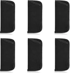 6 Pcs Slip Eyeglasses Cases, Soft Protective Pouch For Reading, Black. Fixed Price $10.17.
