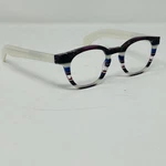 Eyebobs Total 2164 15 Marbled Purple/pink Mosaic With Mint White Temples. Fixed Price $39.87.