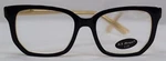 A.j. Morgan Women's Achtung Wayfare Reading Glasses Black 2.25 With Bag RG10. Fixed Price $20.23.