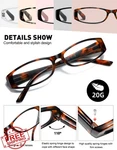 Soctick 5PK Blue Light Reading Glasses, Women, Spring Hinge +1.00. Fixed Price $43.38.